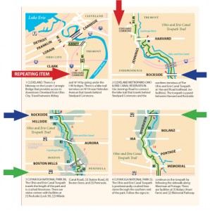 Tips For Reading The Ohio To Erie Trail Printed Map Panels – IGotABike